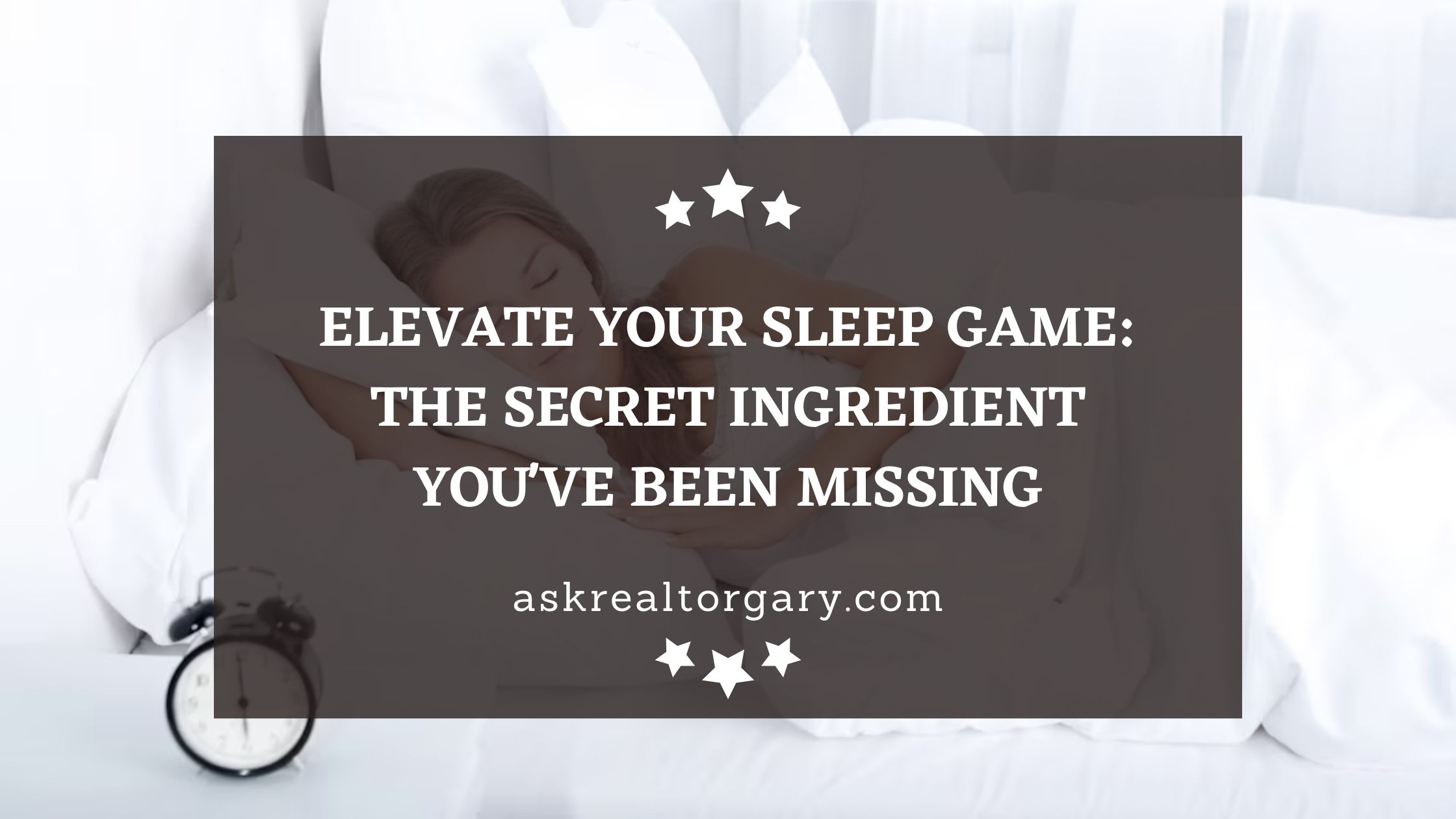 Elevate Your Sleep Game